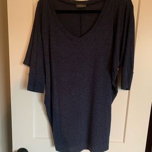 Slouchy sweater tunic